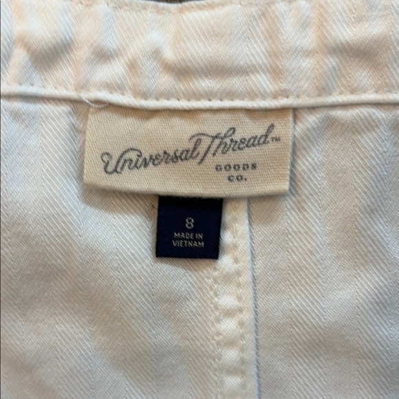 Universal Thread pure white Short Overalls - Picture 2 of 4